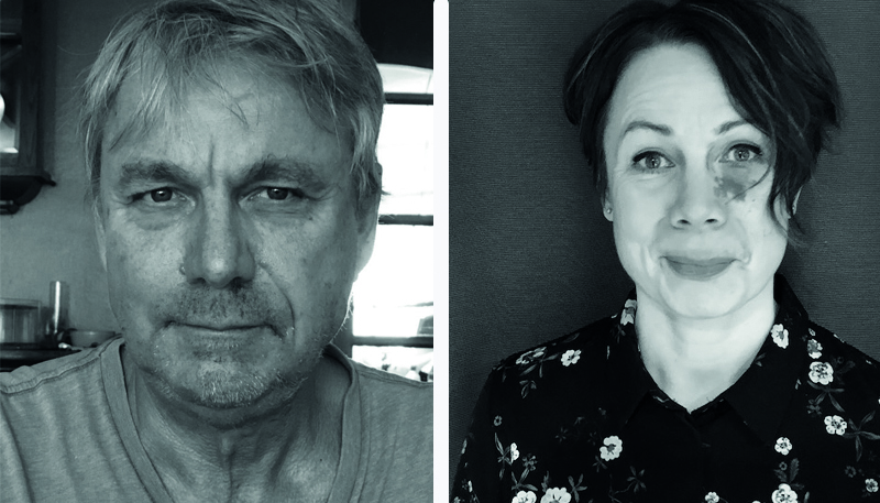 Porträttbild på Bengt Kleijn och Jenny Lindmark Svedmark.