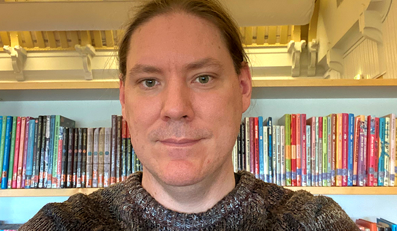 Ett porträttfoto av Eric Haraldsson