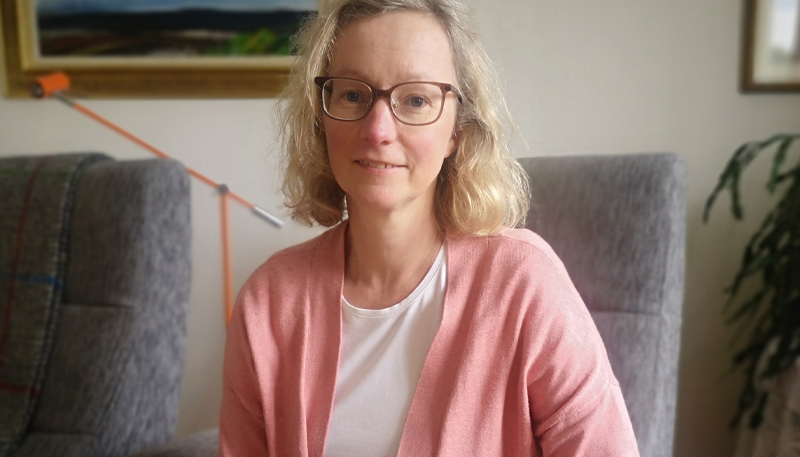 Personporträtt på Emma Johansson