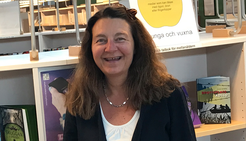 Porträttbild på Anna Fahlbeck.