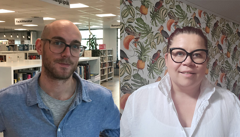 Porträttbild på Ivar Fersters och Irena Viksne.