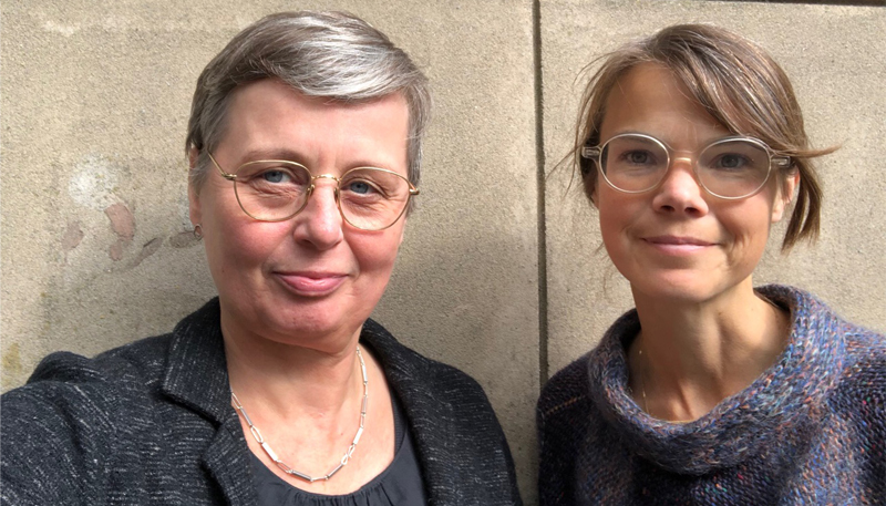 Porträttbild på Johanna Rivero Eckerdal och Lisa Engström.