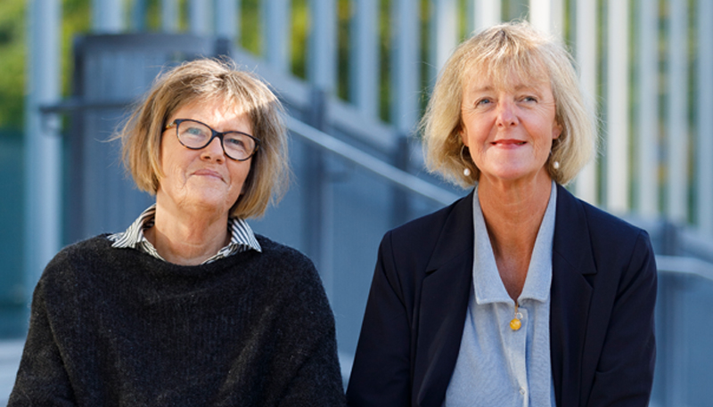 Porträttbild på Jeanette Malm och Elisabeth Skog.