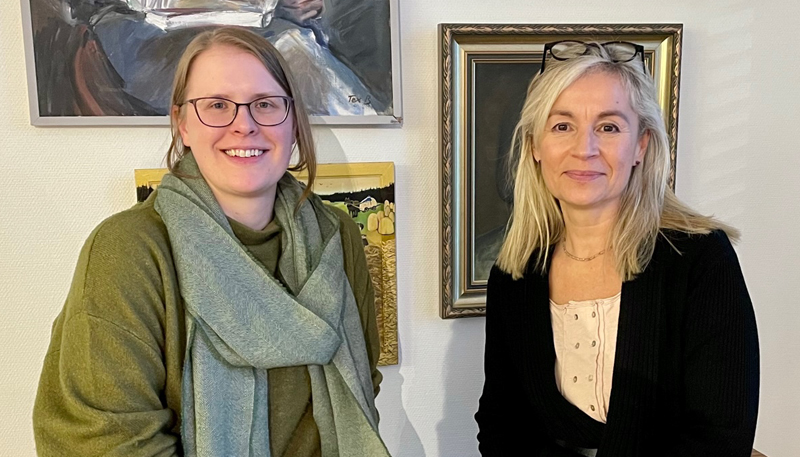 Porträttbild på Raisa Leussu och Susanne Redebo.