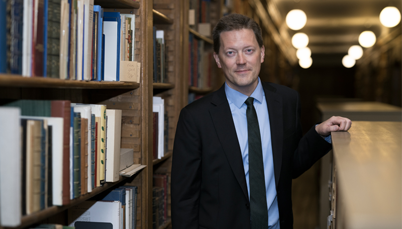Porträttbild på Arvid Jakobsson. Foto: Lisa Raihle Rehbäck.