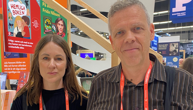 Porträttbild på Hanna Nordell och Peter Åkesson.