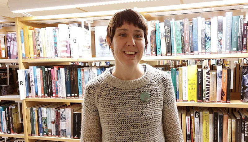 Porträttbild på Maria Johansson.