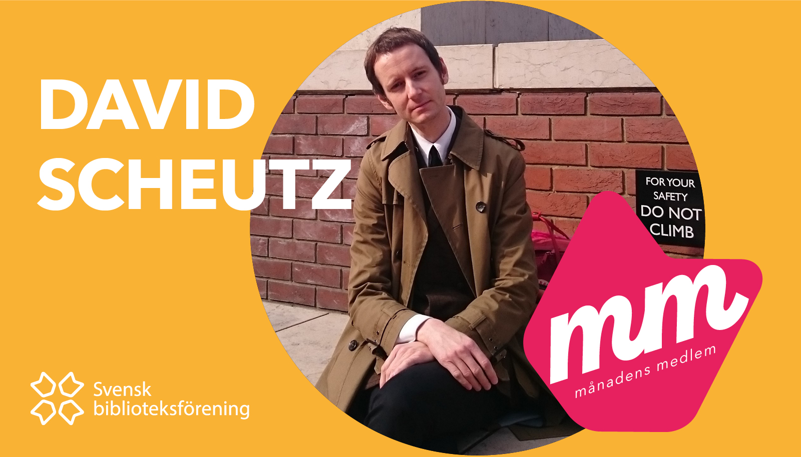 Porträttbild på David Scheutz.