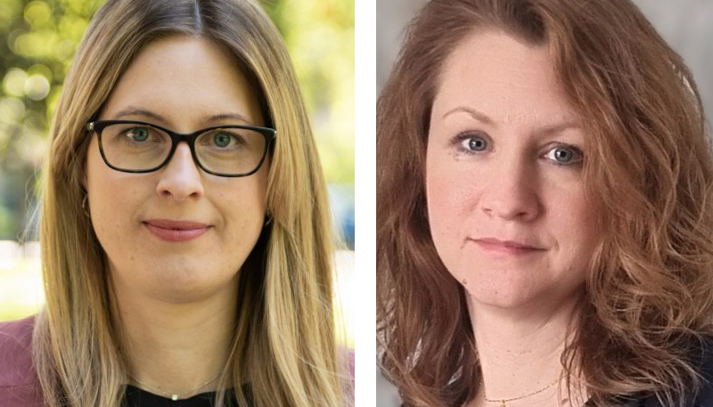 Porträttbild på Helene Öberg och Anna Videfrost.