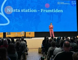 Helene Öberg på Biblioteksdagarna 2025.