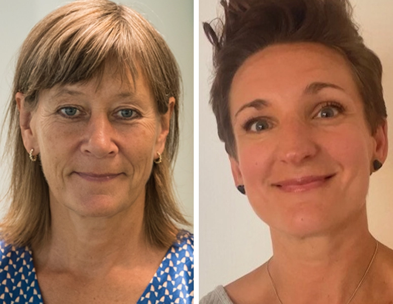 Bild på Silvia Ernhagen och Anya Feltreuter.