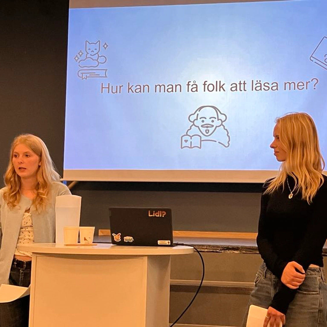 Bild på Karin Marforio och Nina Erlandsson.