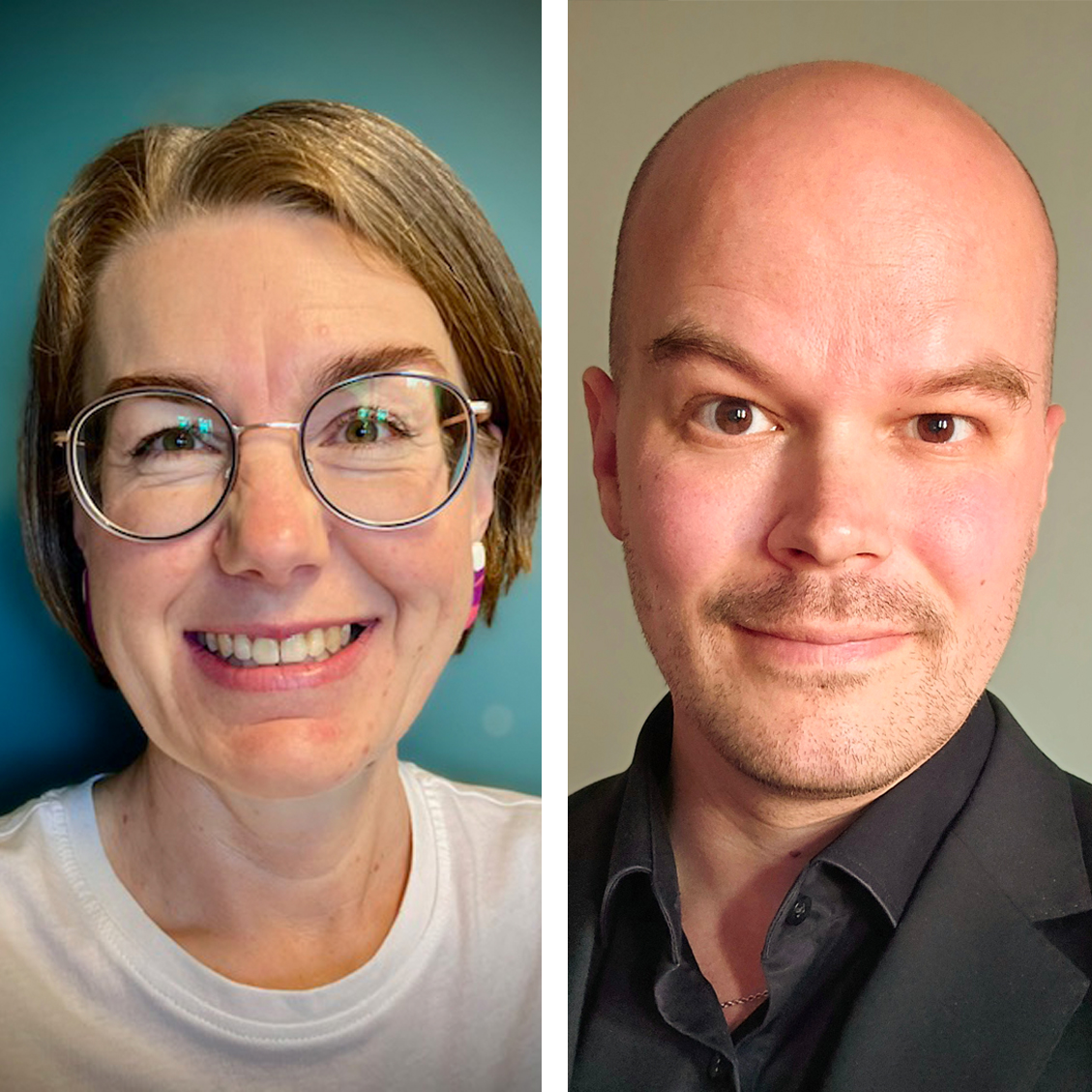 Karin Lundin och Sebastian Laudon.