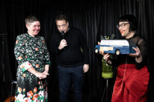 Anna Palm Kåberg och Martin Ahlman. Foto: Lena Mangematin.