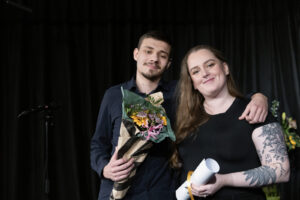 David Stanojevic och Berfin Sekerci. Foto: Lena Mangematin.