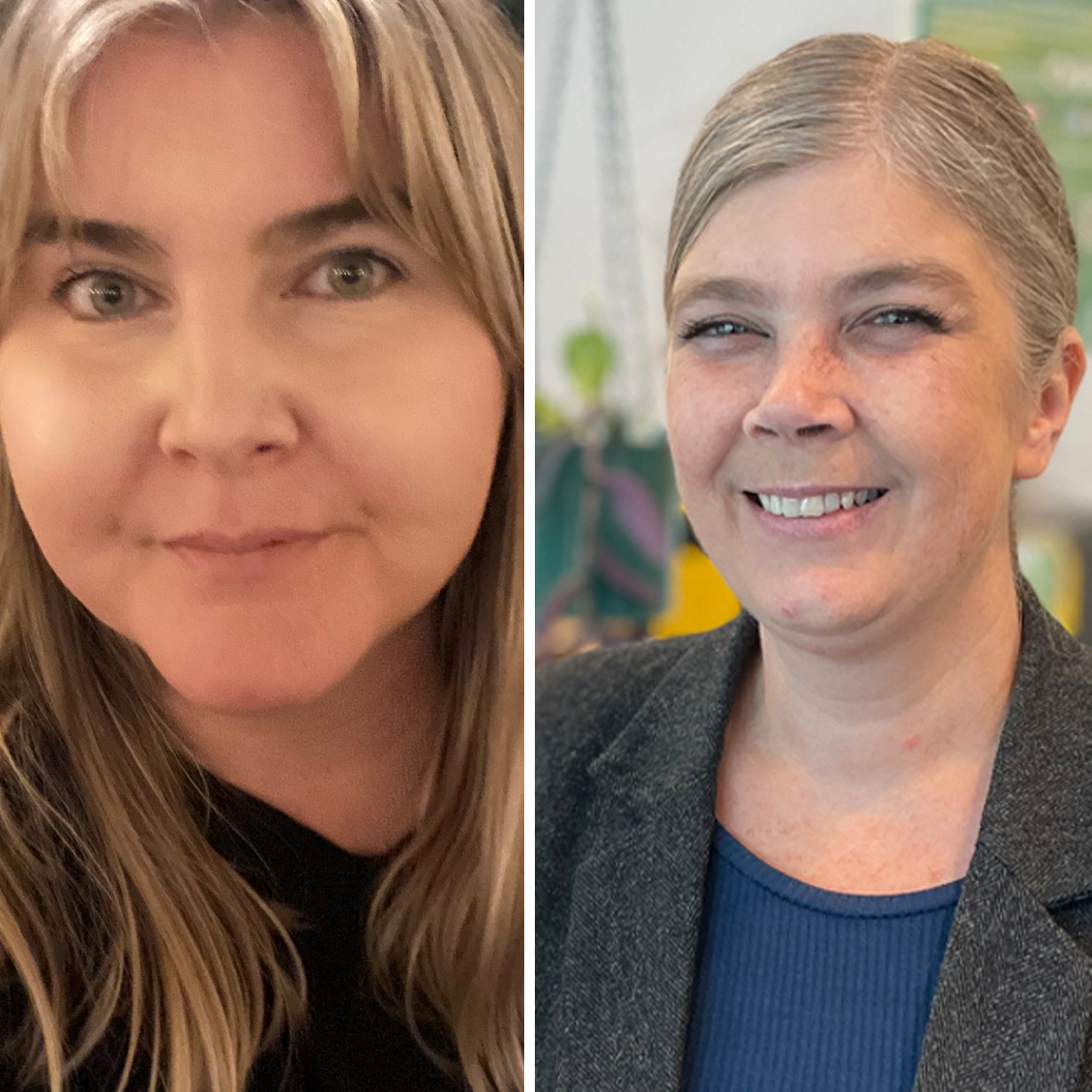 Bild på Johanna Sandberg och Sara Kjellberg.