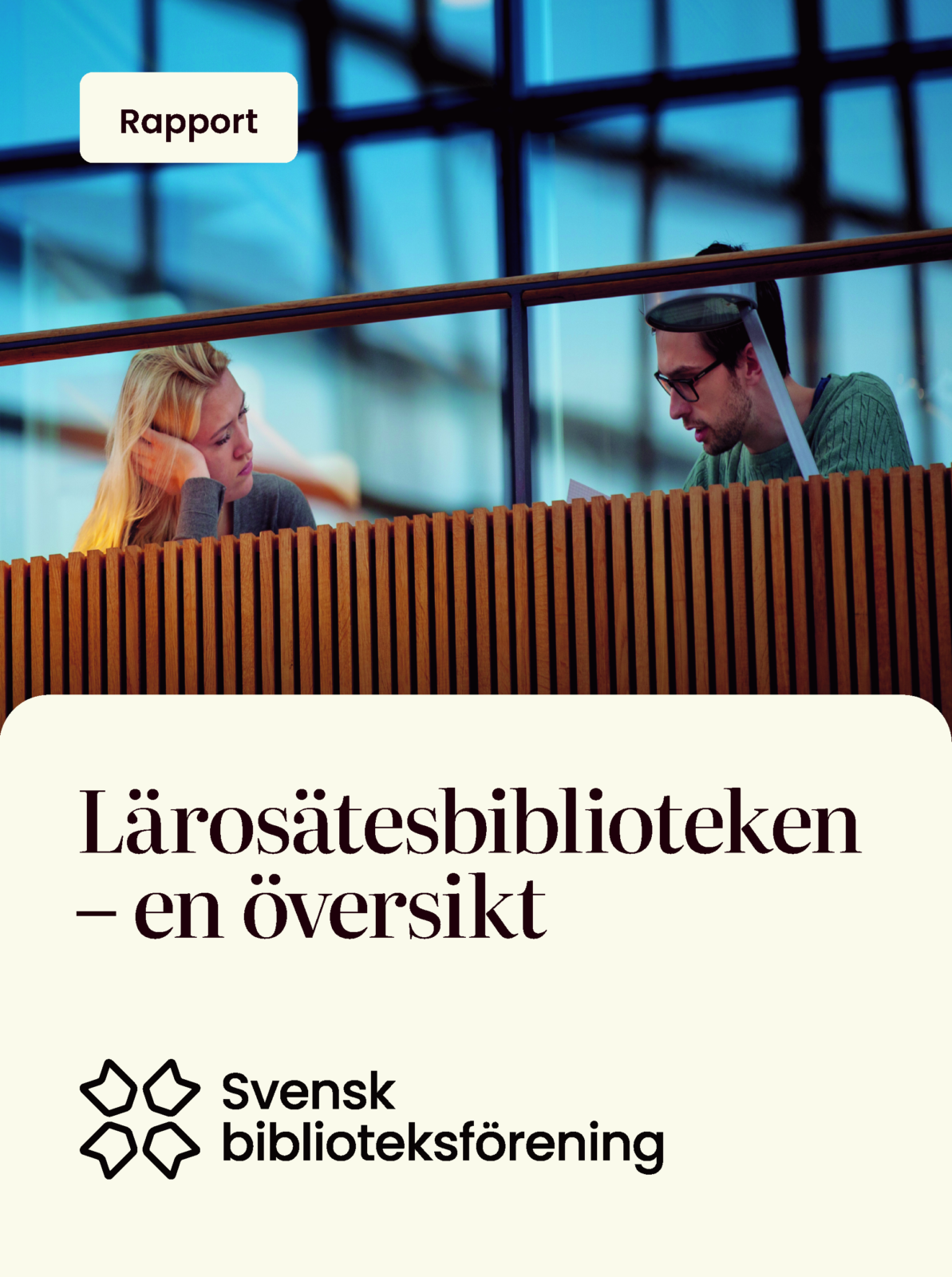 Omslag till rapporten Lärosätesbiblioteken – en översikt