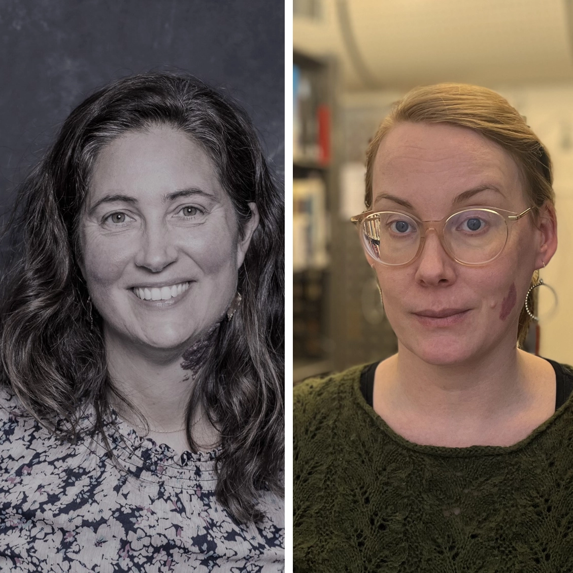 Bild på Marija Wilhelmsson Hane och Eeva Östberg.