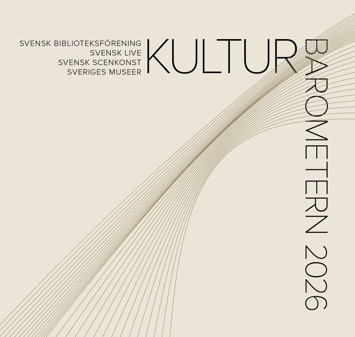 Omslag med texten Kulturbarometern 2026.